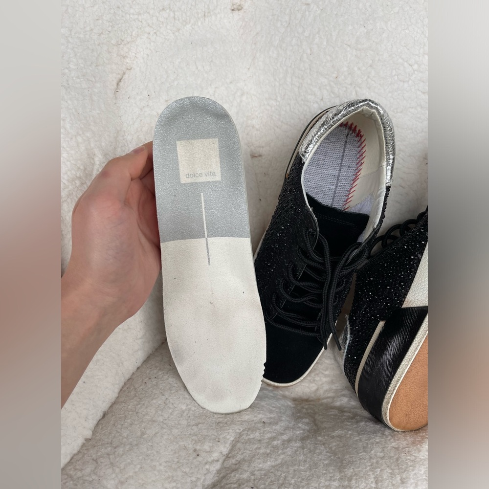 Dolce Vita Zina Crystal Sneaker Women’s Casual Size 8-9 - Picture 10 of 10